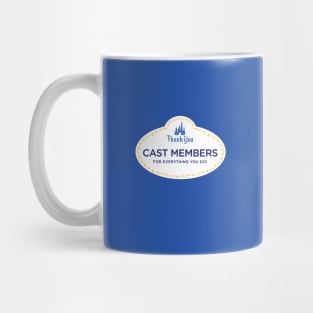 Thank You, Cast Members - Pocket Placement Mug